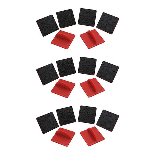 Center Enterprises Paint Effect Stamp Tools, 3 Packs of 6